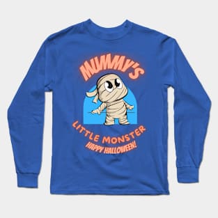 Happy Halloween Mummy's Little Monster Fritts Cartoons Long Sleeve T-Shirt